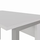 Ver imagem 7 de Escrivaninha em L 120 cm X 150 cm Home Office e Escritório Pés Metal F5 Office Cor:Cinza