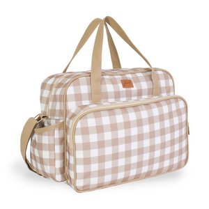 Bolsa Maternidade Vichy Bege Just Baby