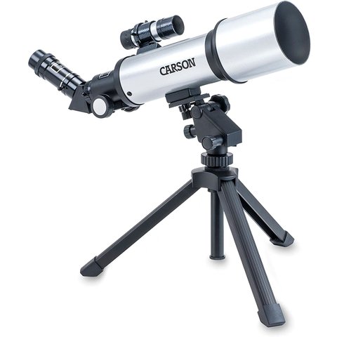 Telescópio Refrator 70 mm SkyChaser, 133.5x, Localizador 8x21, Barlow 3 x, Tripé e Bolsa