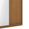 Guarda-Roupa Yasmin 216cm com 1 Porta Espelhada Nogueira / Branco Flex OOL - 5