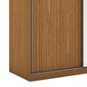 Guarda-Roupa Yasmin 216cm com 1 Porta Espelhada Nogueira / Branco Flex OOL - 9