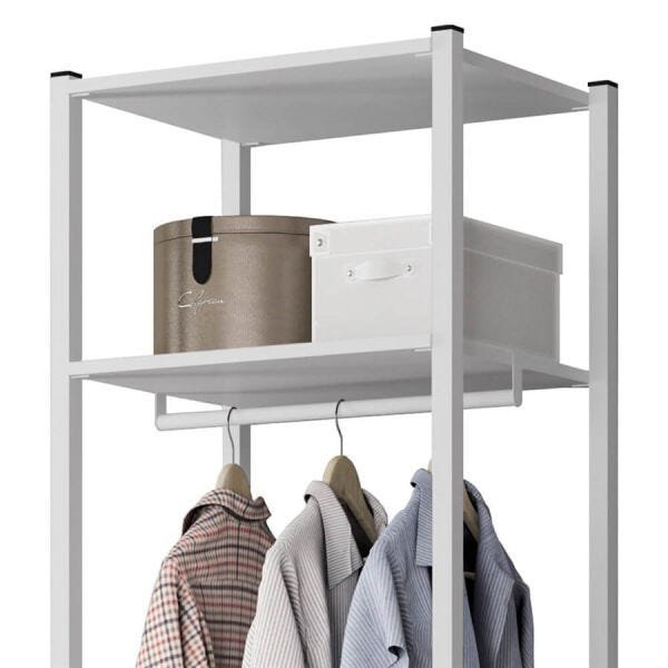 Closet Modulado Betha (L: 54cm) com 1 Gaveta Branco - 2