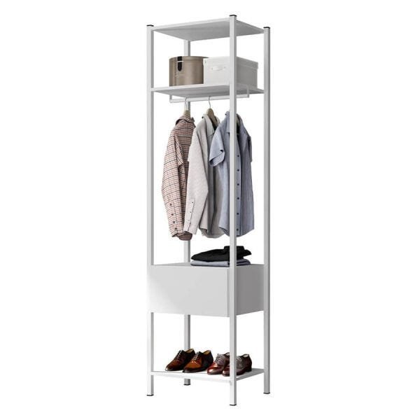 Closet Modulado Betha (L: 54cm) com 1 Gaveta Branco - 1