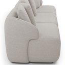 Ver imagem 7 de Sofá 3 Lugares para Sala de Estar Living 228cm Arlo F04 Linho Cru Tc-14031 - Lyam Decor