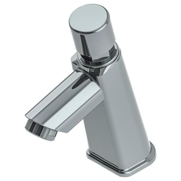 Torneira Lavatório 1/2" Mesa Automatica DN15 Cromado Real - 1