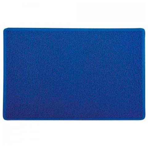 Tapete Vinil 60x40cm Silver Azul Royal 01441301 Kapazi