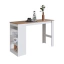 Ver imagem 4 de Mesa Bancada Gourmet 135cm para 4 Lugares Branco/Montana