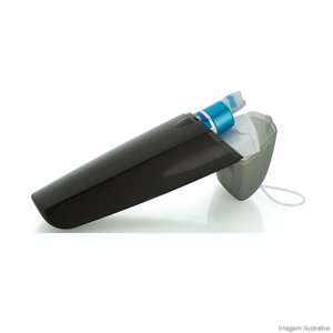 Estojo plástico para escova Dental Up Preto Porta Escova de dente Ou