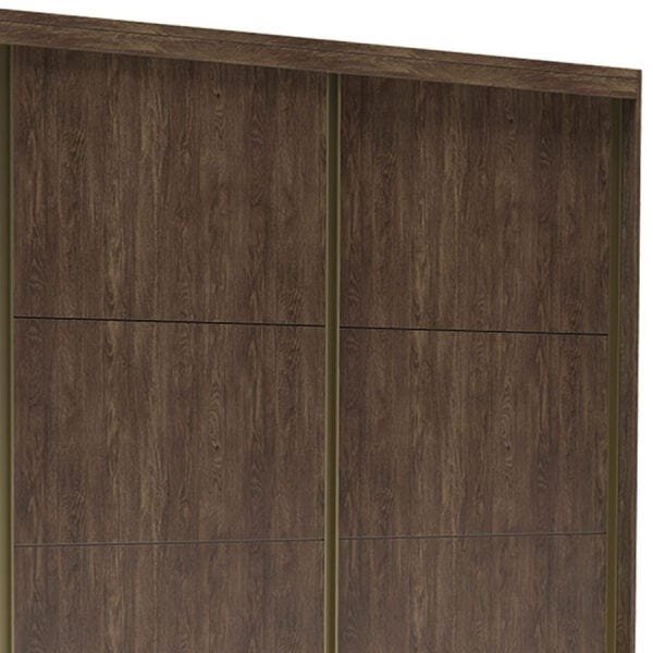 Guarda-Roupa Blima 227cm com 3 Portas de Correr 100% MDF Marsala OOL - 5