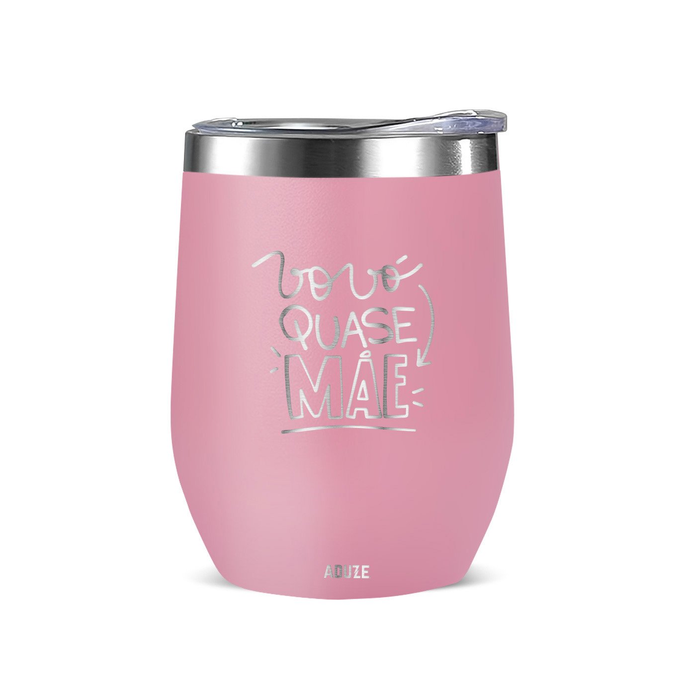 Copo Térmico Aduze Cuia Classic Vovó Quase Mãe 300ml - Rosa