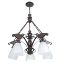 Ver imagem 1 de Lustre Rústico 505e Luminária Rústica 5 Lâmpadas Luminárias Müller