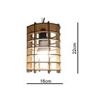 Ver imagem 3 de Lustre Luminária Pendente de Madeira MDF Mod. Tube