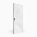 Ver imagem 1 de Porta de Alumínio Aluvid Veneziana Branco Direita - 210x60