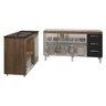 Balcão Cozinha Gabinete de Pia 160 Cm Estela e Balcão para Fogão Cooktop 5 Bocas e Forno Elétrico Al - 4