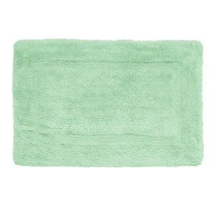 Tapete Algodão 45x75cm Retangular Comfort Verde Menta 28Conf06 Kapazi