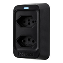 Ver imagem 3 de Tomada Dupla Protetor Elétrico Contra Surtos Intelbras Eps 302 Bivolt Preto