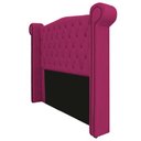 Ver imagem 3 de Kit Cabeceira 160 cm Suede + Calçadeira Madrid Pink