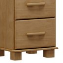 Ver imagem 6 de Mesa Cabeceira 44cm para Quarto 2 Gavetas Eduarda Freijó F07 - Mpozenato