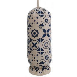 Puxa Saco Ladrilho 43x22cm Azul - 3