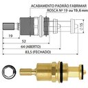 Ver imagem 2 de Reparo Registro Pressão 02373 - Similar Fabrimar - 012001