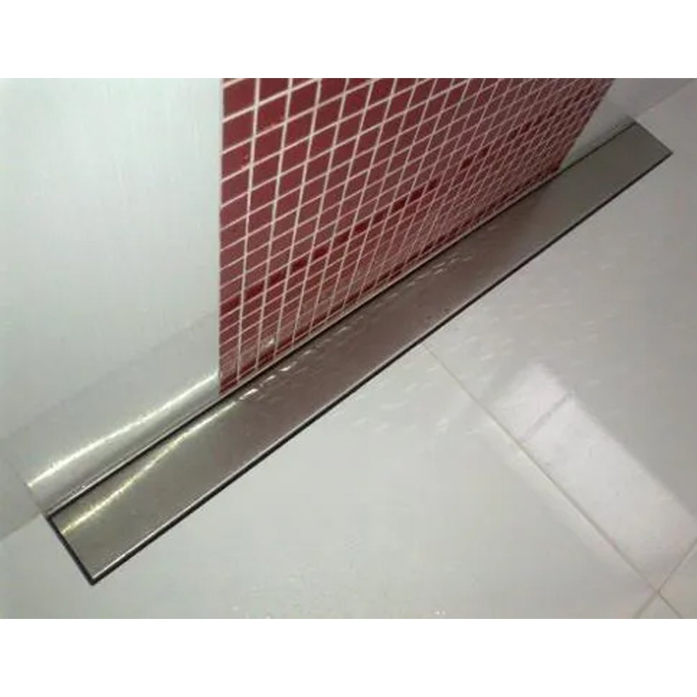 Ralo Oculto Linear Invisivel Aço Inox 60cm Anti Inseto Anti Odor Banheiro Lavabo Seguro Resistente L - 2