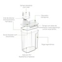 Ver imagem 2 de Kit 3 Dispensers Medidor 3,9l Porta Sabão Amaciante New Retro Lavanderia Área Serviço Coza