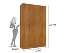 Ver imagem 4 de Guarda Roupa Amsterdam 4 Portas Tcil Cinamomo