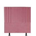Ver imagem 2 de Cabeceira Estofada Grécia 140CM Casal Courino Rosa - D A DECOR