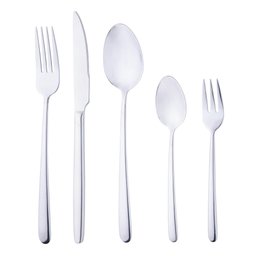 Faqueiro com 30 Peças de Aço Inox Viena Prata - 1