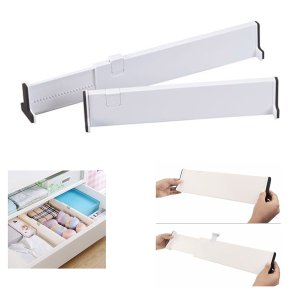Organizador Divisor de Gaveta Ajustavel Expansivel Armario Cozinha Guarda Roupa Separador Meia Livro