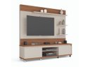 Ver imagem 1 de Home Estante de TV até 70" para Sala com Rodinhas Cedro Anto:OffWhite/Freijó