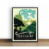 Quadro Decorativo Poster Toussaint The Witcher 3 - 1