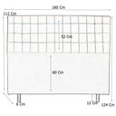 Ver imagem 3 de Cabeceira Cama Box Queen Paris Slim 160 Cm Suede Bege MV Estofados