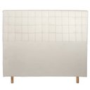 Ver imagem 2 de Cabeceira Cama Box Queen Paris Slim 160 Cm Suede Bege MV Estofados