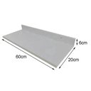 Ver imagem 4 de Trio Prateleira Mdf Branco Tx 60x20x6cm Prtbr010