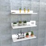 Trio Prateleira Mdf Branco Tx 60x20x6cm Prtbr010 - 2