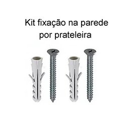 Trio Prateleira Mdf Branco Tx 60x20x6cm Prtbr010 - 5