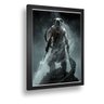 Quadro Decorativo Poster Skyrim Soldado Jogo Dragao - 2