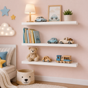 Ver imagem 1 de Kit 3 Prateleiras MDF Branco 60x20cm com Suporte Invisível por Quê?