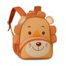 MOCHILA INFANTIL ESCOLAR LEÃOZINHO URSINHO BICHINHOS UNISSEX:Laranja - 1