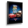 Quadro Decorativo Poste Carros 2 Relanpago Maquinn Retro - 2