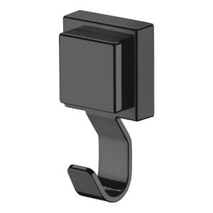 Gancho Multiuso Plástico com Ventosa Forte Preto Future