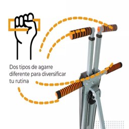 Simulador Eliptico 2 em 1 Escalada e Caminhada Climber Articulado Multifuncional para Exercicios Est - 4