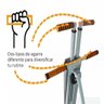 Simulador Eliptico 2 em 1 Escalada e Caminhada Climber Articulado Multifuncional para Exercicios Est - 4
