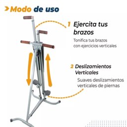 Simulador Eliptico 2 em 1 Escalada e Caminhada Climber Articulado Multifuncional para Exercicios Est - 5