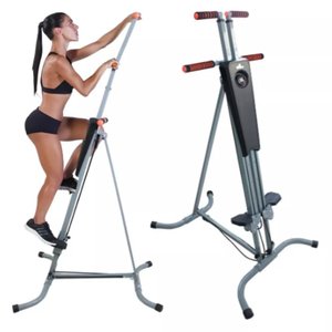 Simulador Eliptico 2 em 1 Escalada e Caminhada Climber Articulado Multifuncional para Exercicios Est