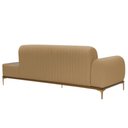 Ver mais imagens de Sofá Molino 3 Lugares 180cm C/mesa Auxiliar Esquerdo Pés Ouro.f Bouclé Camel - Nexta Casa