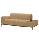 Ver imagem 1 de Sofá Molino 3 Lugares 180cm C/mesa Auxiliar Esquerdo Pés Ouro.f Bouclé Camel - Nexta Casa