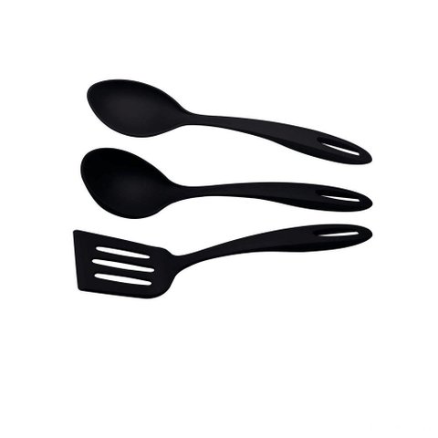 Jogo de Utensílios Tramontina Ability em Nylon Preto 03 Peças Tramontina