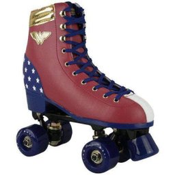 Patins Mulher Maravilha Tamanho 37 Bel Fix - 1 Patins Mulher Maravilha Tamanho 37 Bel Fix - 1